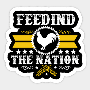 Freedom the nation Sticker